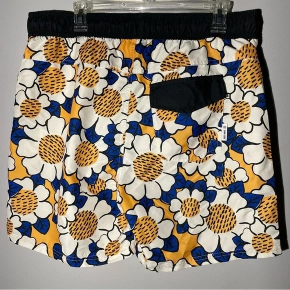 Sovereign Code Floral Swim Trunks - Blue, Yellow, White NWOT